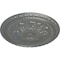Ekena Millwork Richmond Ceiling Medallion (Fits Canopies up to 2 5/8"), Hand-Painted Silver, 18"OD x 1 3/8"P CM18RISLS - alternate 3